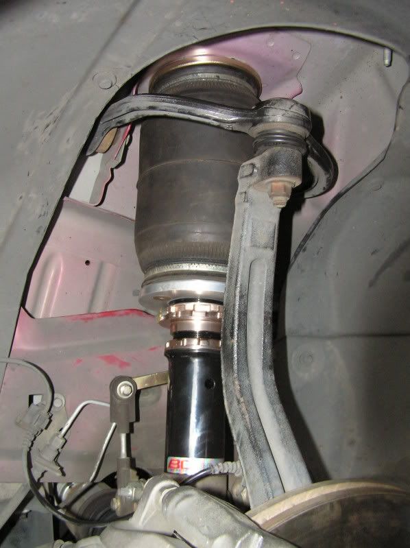 AWD BC Coilover install with UAS Air Bags